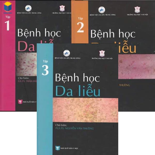 Sách - Bệnh học Da liễu (Trọn bộ 3 tập)