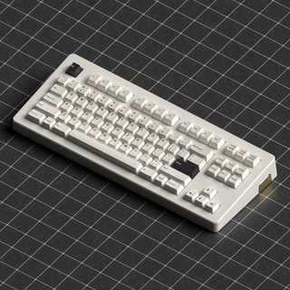 Keycap JKDK BoW - Black on White - Cherry Profile - PBT Dyesub