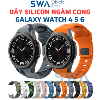 Dây Silicon Cao Su Sần Nomad Cho Galaxy Watch 6 5 4 40mm 44mm 5Pro 45mm 4 6 Classic 42mm 43mm 46mm 47mm SWA DS14 cong