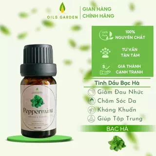 Tinh Dầu Bạc Hà Thiên Nhiên 100% - Tinh Dầu Tự Nhiên Chất Lượng Cao - Oils Garden