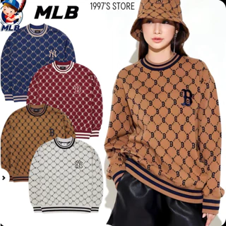 Áo sweater form rộng tay dài nam nữ in hình mono viền cổ mẫu mới siêu hot