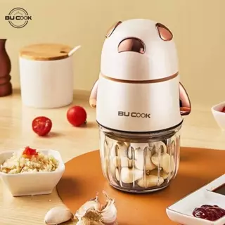 [Chính Hãng] Máy Xay Cầm Tay BUCOOK Cho Bé Ăn Dặm, Máy Xay Thịt 6 Lưỡi Cối