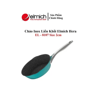 Chảo Inox liền khối Elmich Hera EL-8107 đáy từ size 26cm