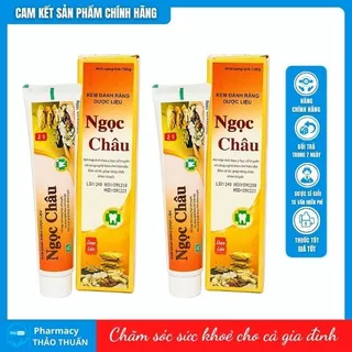 KEM ĐÁNH RĂNG DƯỢC LIỆU NGỌC CHÂU 125G,170G, TRẮNG SÁNG,TRẺ EM 2-6 TUỔI,TRÊN 6 TUỔI