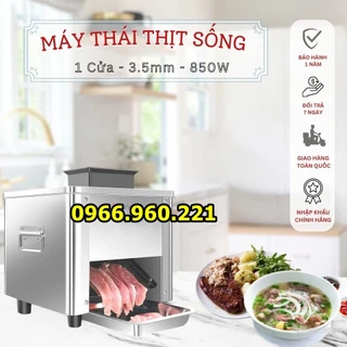 Máy Thái Thịt Bò,Bê, Lợn, Gà, Xúc Xích Siêu Khỏe- Năng Suất 50-70 kg/H- Bảo Hành 12 Tháng