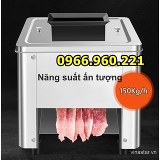 Máy Thái Thịt Bò,Bê, Lợn, Gà, Xúc Xích Siêu Khỏe- Năng Suất 50-70 kg/H- Hàng Chính Hãng