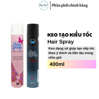 Keo Gôm Xịt Tóc  Nam Nữ JACQUALINE Hair Spray 400ML [ Chính Hãng ]