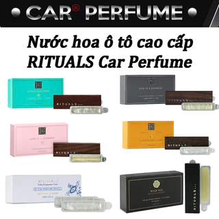 Sáp thơm ô tô cao cấp RITUALS Car Perfume | Hà Lan (Hộp full và Lõi thay thế )