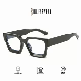 Kính mắt thời trang trẻ hàn quốc, gọng nhựa mắt vuông kiểu dáng unisex - Sun Eyewear