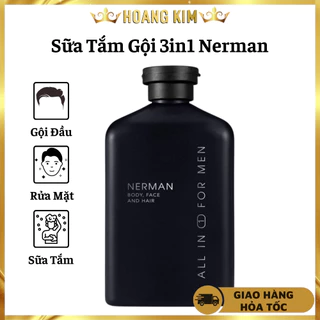 Sữa Tắm Gội 3 in 1 NERMAN 350ml Hương Nước Hoa Cao Cấp Gentleman