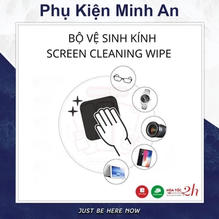 Bộ Khăn Lau Màn Hình Và Lấy Bụi Chuyên Dụng Cho Điện Thoại, Đồng Hồ, Mắt Kính