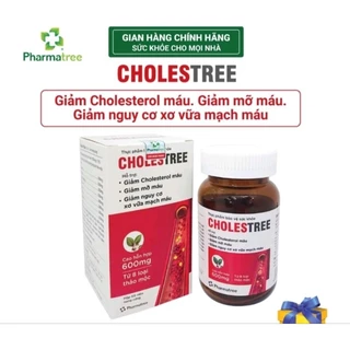 Cholestree giúp ổn định mỡ máu,bảo vệ tim mạch lọ 60 viên