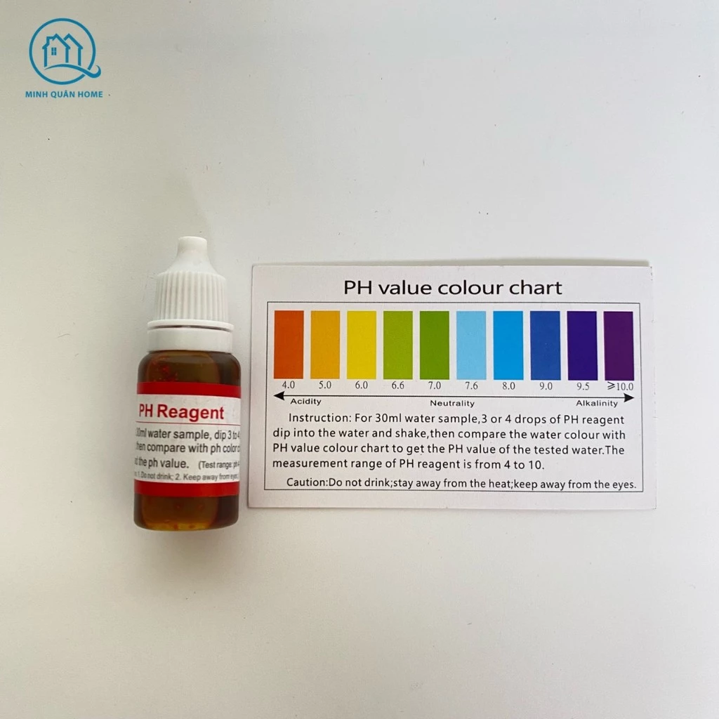 Dung dịch đo kiểm tra pH ✌FREESHIP✌ Dung dịch test pH chai 10-50ml - Hàng chuẩn