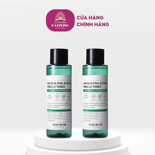 COMBO 2 Chai Toner Some By Mi AHA-BHA-PHA 30 Days Miracle Fullsize 150ml Mẫu Mới