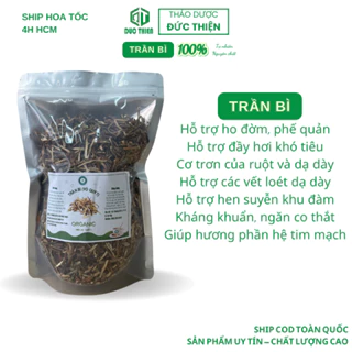 Trần Bì (Vỏ Quýt) Loại 1 Đức Thiện (Khô, Sạch, Thơm) - Hỗ Trợ Ho Đờm, Đầy Hơi, Khó Tiêu, Đau Dạ Dày, Hen Suyễn, Kháng Kh