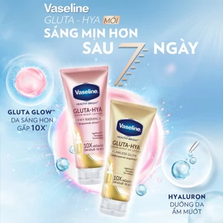 Serum Vaseline Gluta-Hya Dưỡng Da Sáng Mịn Sau 7 Ngày