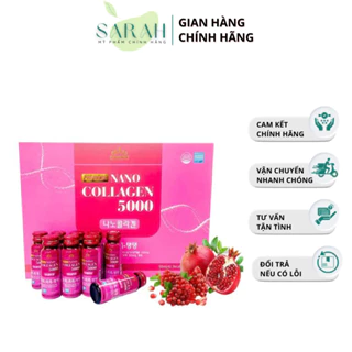 Nước Uống Đẹp Da Collagen 5000mg Nano Hàn Quốc - Dưỡng Nhan Đẹp Da, Khỏe Dáng