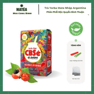 Trà Yerba Mate Vị HẠT GUARANA 500gr - CBSe Guaraná - Trà Nam Mỹ - Tặng kẹp trà + túi lọc