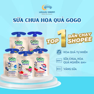 Sữa chua Gogo Squeez Mỹ dạng túi vị hoa quả cực thơm ngon [ĐỦ 5 VỊ]