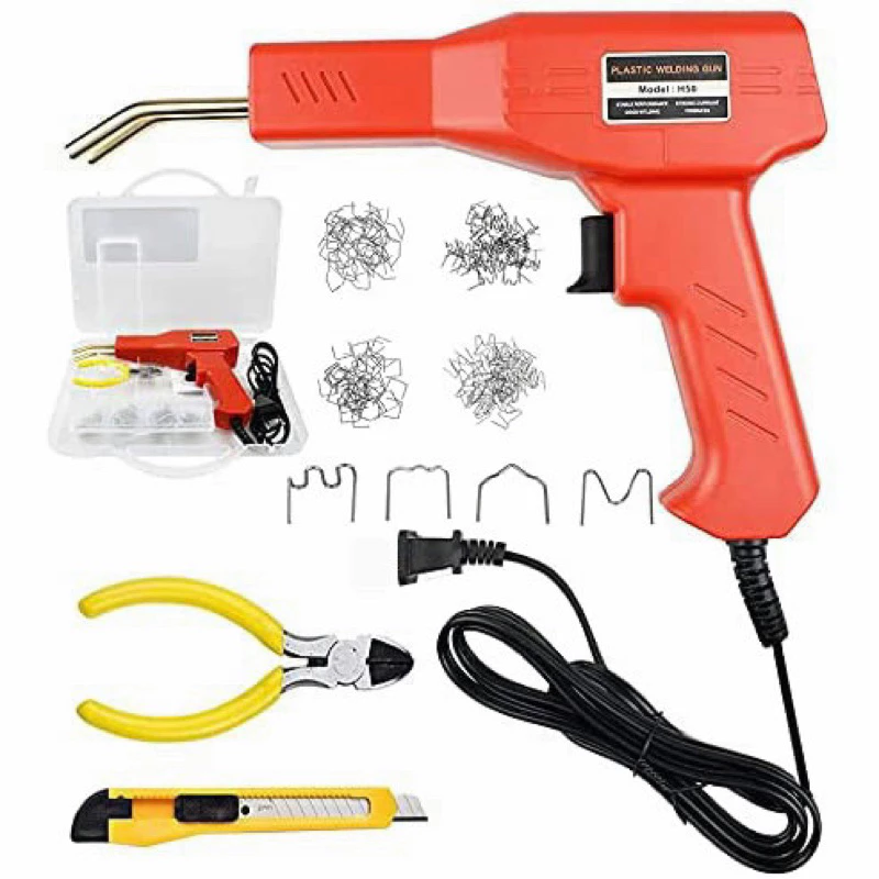 Máy hàn nhựa ô tô xe máy đa năng ( tặng kèm phụ kiện 200 ghim và dao ) sử dụng điện 220w