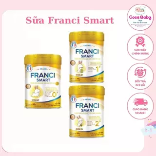 Sữa Franci Smart gold thông minh khỏe mạnh mắt sáng thông minh số 0+, số 1+, số 2+ lon 800g