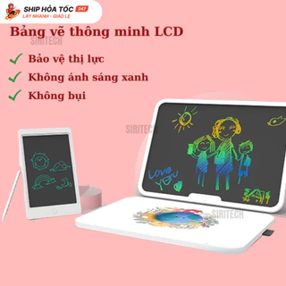 Bảng vẽ tự xóa điện tử cỡ lớn, bảng viết vẽ thông minh cỡ lớn 15,19 inch màn hình LCD đa sắc đồ họa đẹp kèm bút dạy học