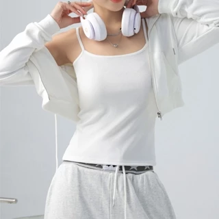 A08 Áo hai dây, áo ba lỗ, áo croptop chất liệu cotton co giãn, thoáng mát, phong cách trẻ trung khỏe mạnh.