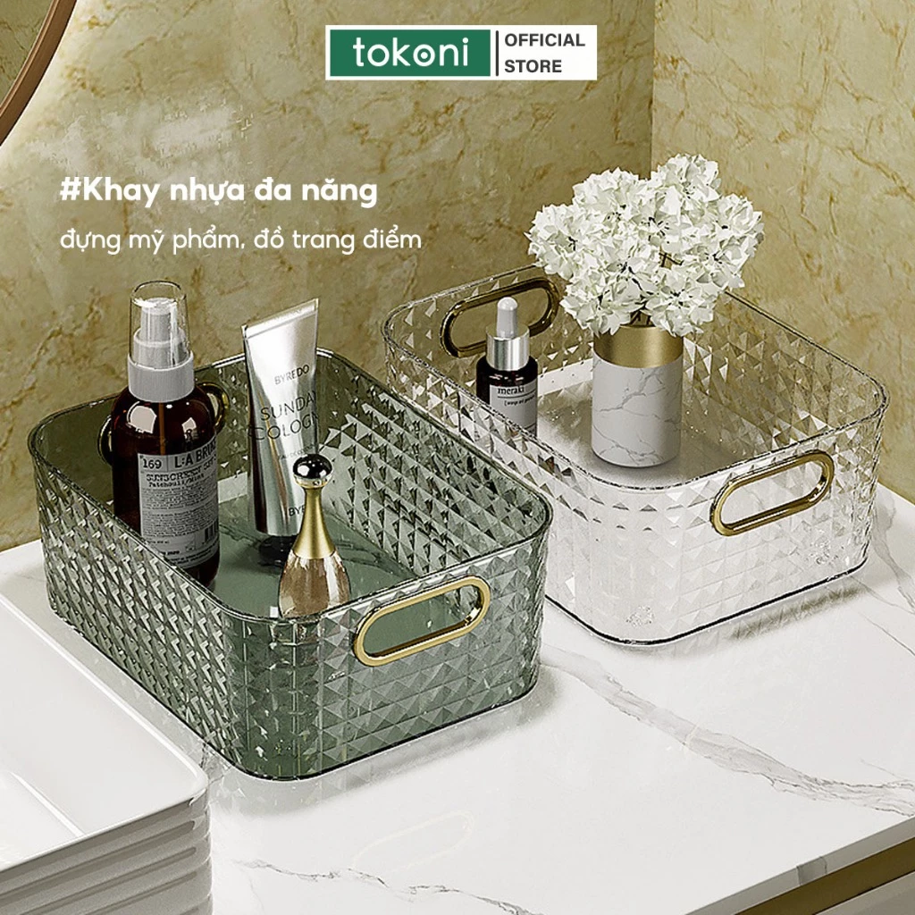 Hộp Đựng Mỹ Phẩm JYoohome Đa Năng Sang Trọng, Khay Đựng Đồ Trang Điểm Đồ Tiện Ích, Văn Phòng Phẩm