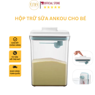 Hộp Đựng Sữa Bột Ankou cho bé có chống UV, chống ẩm mốc hút chân không, Hôp Trữ Sữa an toàn cho bé chính hãng - Enababy