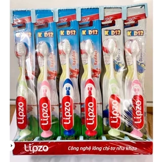 SỈ LỐC 24 Bàn Chải Đánh Răng LIPZO Kid S2  Chỉ Tơ Nha Khoa Siêu Mảnh Kháng Khuẩn