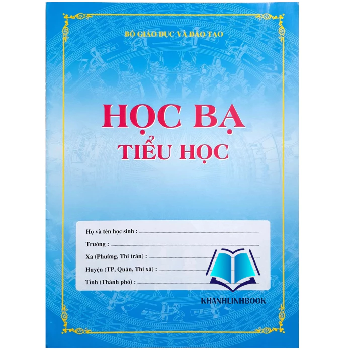 Sách - Học Bạ Tiểu học (BT)