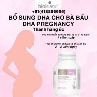 Viên uống bổ sung DHA cho bầu Bio island 60 viên