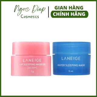 Mặt nạ ngủ môi Laneige Lip Sleeping Mask mini, Mặt nạ ngủ Laneige Water Sleeping Mask mini - Ngọc Diệp cosmetics