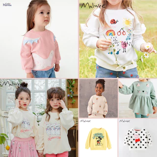 BST Áo Nỉ Little Maven, Malwee Hoạ Tiết Đáng Yêu Mẫu Mới 2023 Cho Bé Gái P1 - Jumping Beans Official Store