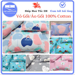 Vỏ gối nằm ,ôm 100% Cotton mềm mát