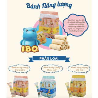 Bánh ăn dặm, bánh que năng lượng IBO 160g/gói