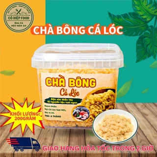 Chà Bông Cá Lốc Đồng [FREE SHIP] TỪ ĐƠN 50K, [Loại Đặc Biệt] Hàng Ngon Nhà Làm