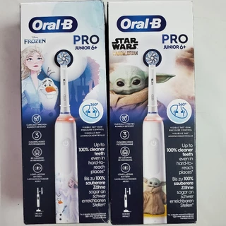 Bàn Chải Điện Oral-B 6+ Nội Địa PHÁP Dành Cho Trẻ Từ 6 Tuổi Junior (Sản Xuất Tại Đức)