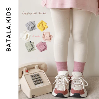 Quần legging bé gái Batala Kids legging dài bé gái mùa đông chất thun tăm co dãn phom ôm cho bé LEGDAI