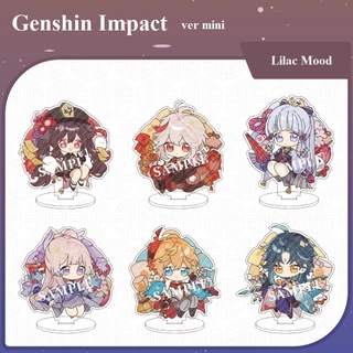 (sẵn-13 mẫu) Mô hình Genshin Impact | Standee Mô hình nhân vật đứng Acrylic chibi Xiao Venti Zhongli Yae Kazuha Ei