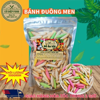 Bánh Men Đuông 4 màu , Bánh Tuổi Thơ [FREE SHIP]TỪ ĐƠN 50K, [Loại Đặc Biệt] Hàng ngon nhà làm