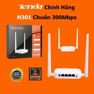 Tenda Thiết bị phát Wifi N301 Chuẩn N 300Mbps - Hãng phân phối chính thức