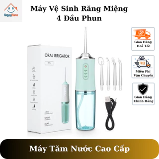 Máy tăm phun nước vệ sinh răng miệng, máy tăm nước cầm tay vệ sinh răng miệng sạc pin chống thấm nước