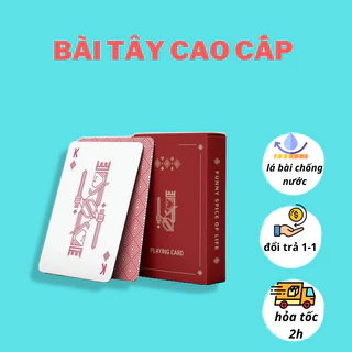 Bộ bài tây cao cấp 52 lá thiết kế độc