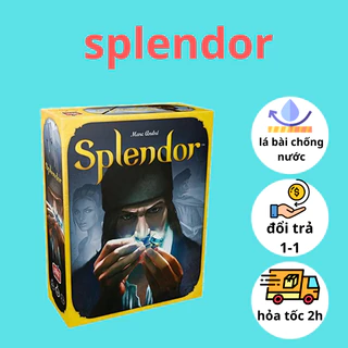 Bài Board Game Splendor Chip giấy Cứng việt hóa 100% Độc Đáo