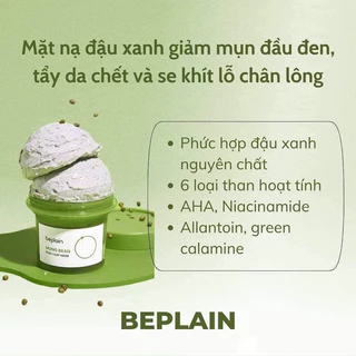 Mặt nạ đất sét đậu xanh Beplain