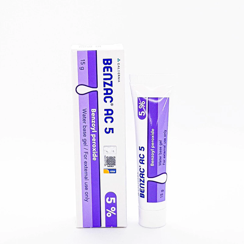 Kem giảm mụn Benzac AC 5% Benzoyl Peroxide - Galderma chính hãng