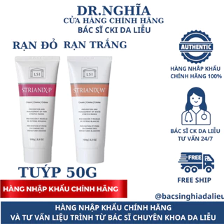 [NHẬP KHẨU CÔNG TY] Kem chống rạn da STRIANIX-P STRIANIX-W 50g phòng và làm mờ RẠN ĐỎ / RẠN TRẮNG BS NGHĨA