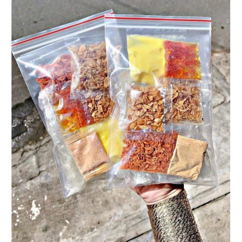 Bánh tráng dẻo bơ sate tép hành tỏi phi