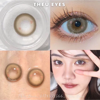 ( 𝐇𝐚̀𝐧𝐠 𝐂𝐨́ 𝐂𝐚̣̂𝐧 ) ✨ Kính Áp Tròng Lens Nâu Tim Size Giãn Nhỏ - Hạn Sử Dụng 12 Tháng